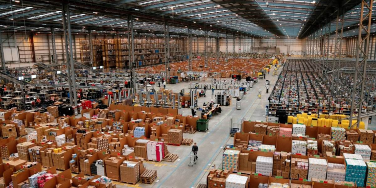 Many Amazon warehouses are overstocked, causing U.S. shipping rates to skyrocket