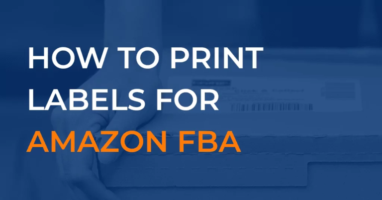 How to Print Labels When Shipping Amazon FBA